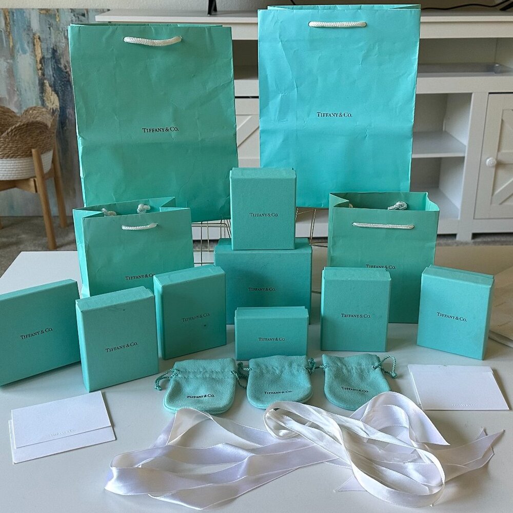 Authentic Tiffany Blue® Gift Packaging Collection – Complete Set